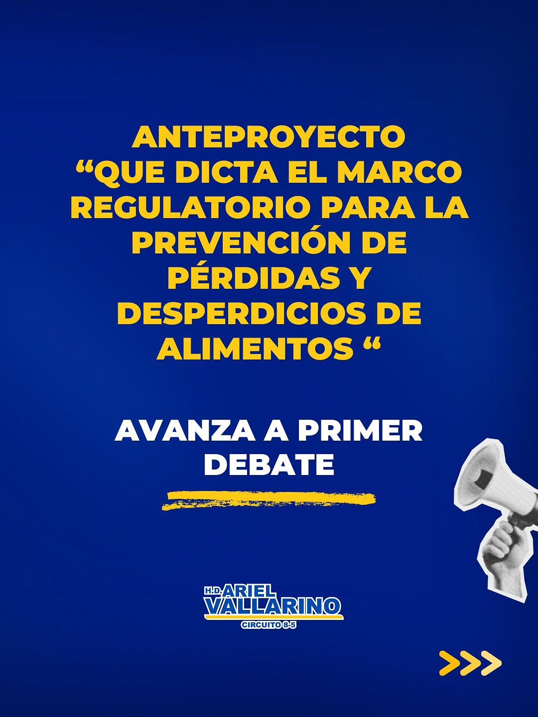 Anteproyecto para la Prevención de Pérdidas y Desperdicio de Alimentos avanza a primer debate